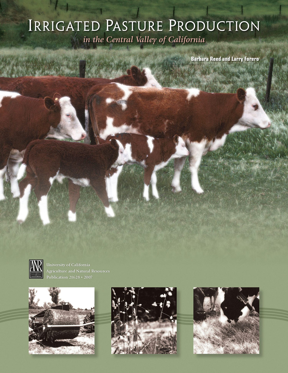 Cover image for Irrigated Pasture Production in the Central Valley of California, isbn: 9781601074232