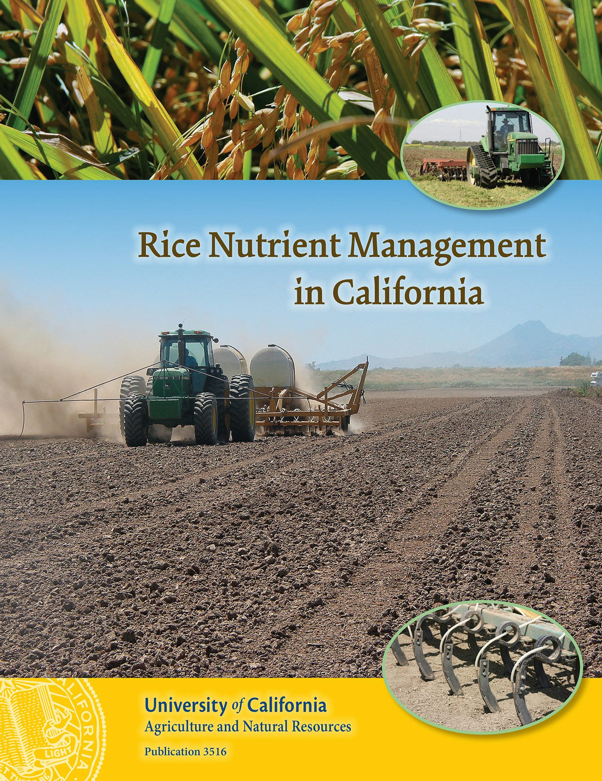 Cover image for Rice Nutrient Management in California, isbn: 9781601076434