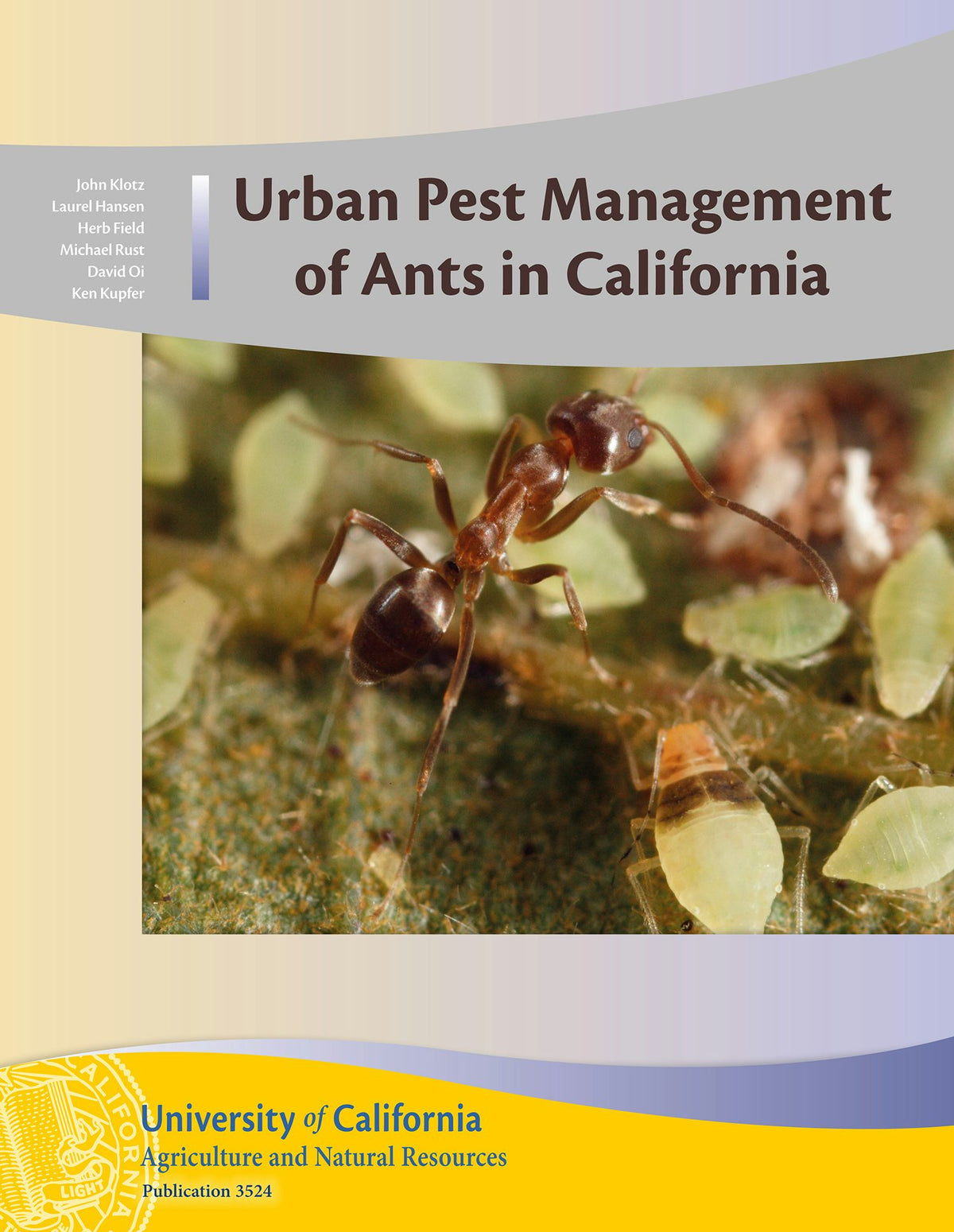 Cover image for Urban Pest Management of Ants in California, isbn: 9781601076649
