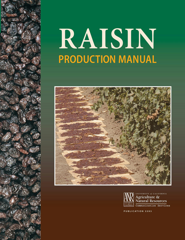 Cover image for Raisin Production Manual, isbn: 9781879906440